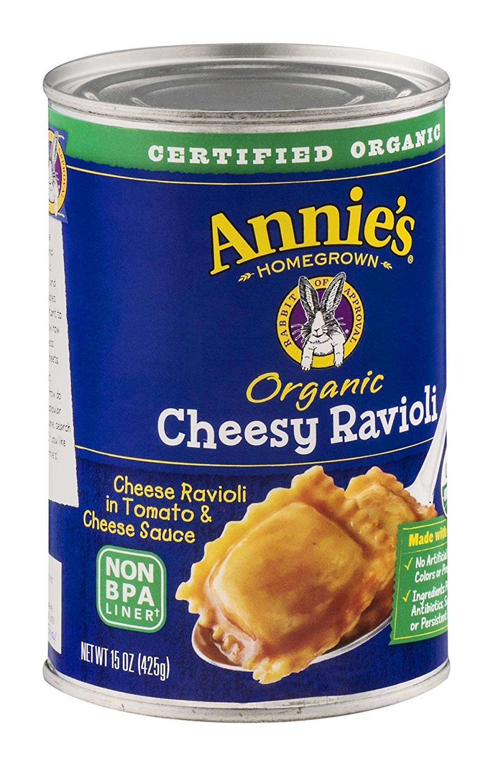 Annies Homegrown Pasta Ravioli Cheesy Org24
