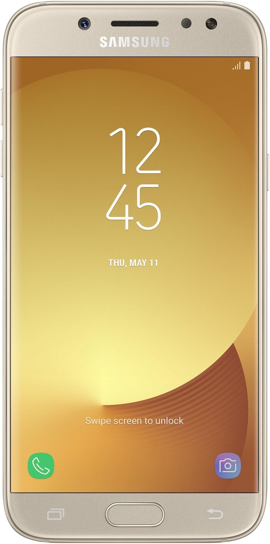 Samsung Galaxy J5 (2017) 16GB 5.2in 13MP SIM-Free Smartphone in Gold (Renewed)