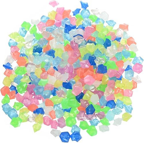 MECCANIXITY 300 piedras brillantes de 8 a 0.394in, decoraciĂłn de piedras luminosas en la oscuridad, decoraciĂłn de bricolaje decorativa multicolor MECCANIXITY 300 piedras brillantes de 8 a 0.394in, decoraciĂłn de piedras luminosas en la oscuridad, decoraciĂłn de bricolaje decorativa multicolor