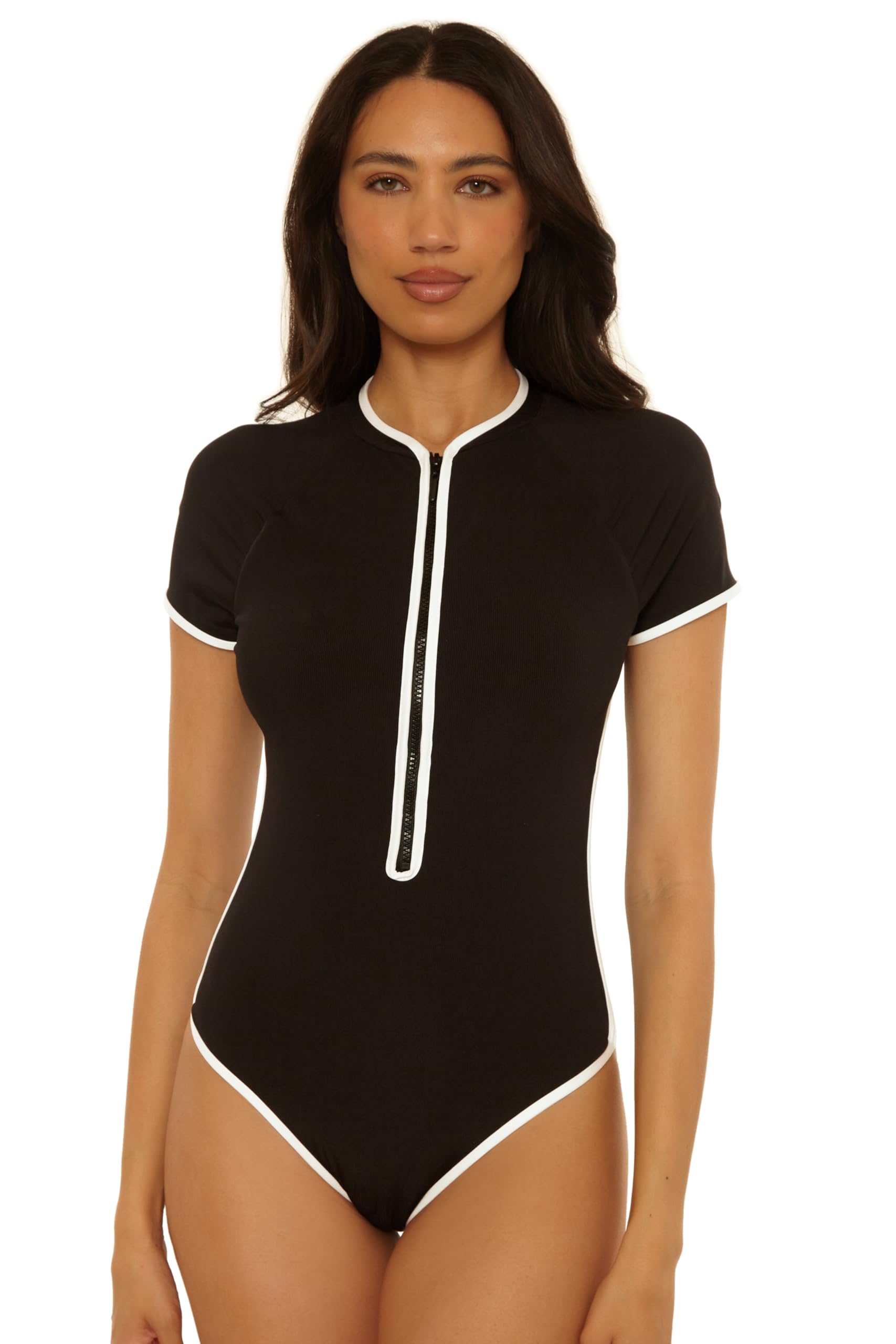 Trina Turk Womens Triumph Paddlesuit One Piece Swimsuit Bathing Suits for Women