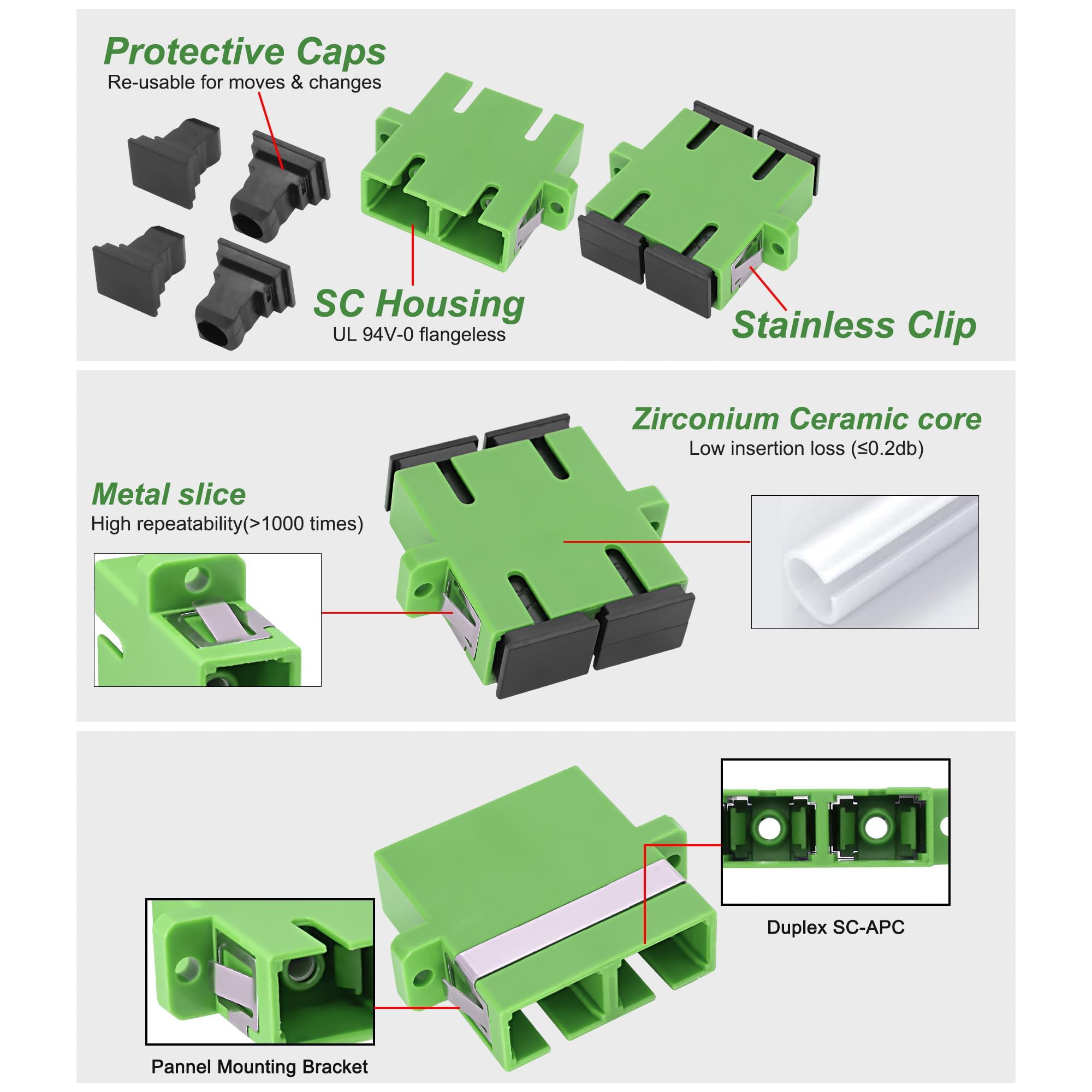 10Gtek Lot De 2 Câbles à Fibre Optique LC Vers LC OS2 Simplex [20 M] Longueur : 0,5 M à 50 M Avis Fiche Technique Et Prix Au Maroc