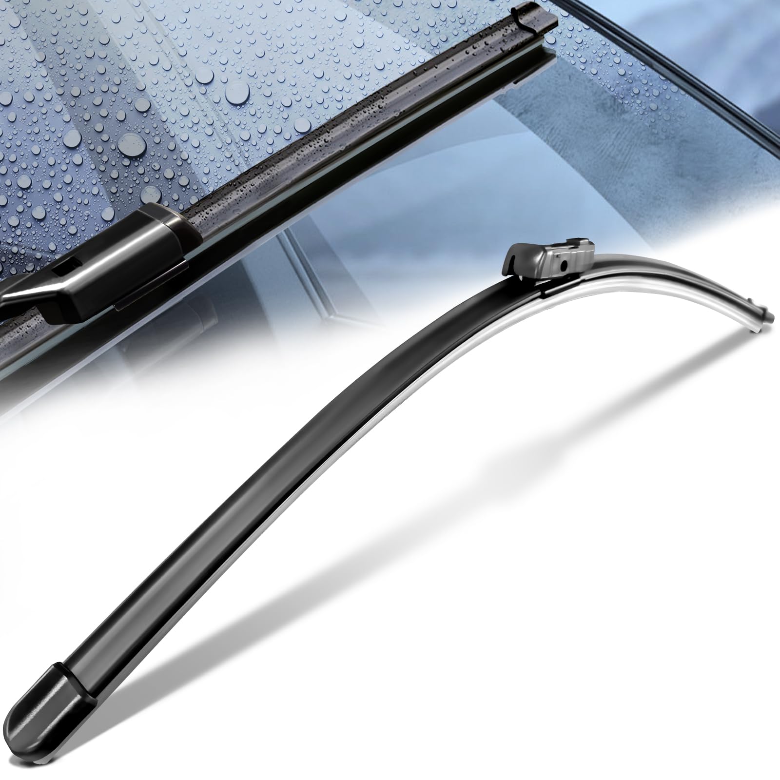 Wiper Blades for Benz 2013-2017, 24"(Pack of 1) Windshield Wipers, Automotive Replacement Front Windshield Wiper Blades for My Car, All-Seasons Applicable