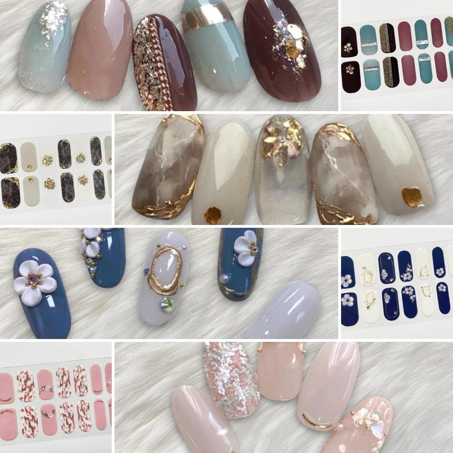 Colorbird ネイルシール 秋冬b 貼るだけマニキュア 可愛い 花 透け感 箔 パール パーツ Ccl469 Ccl470 Ccl471 Ccl472 豪華な