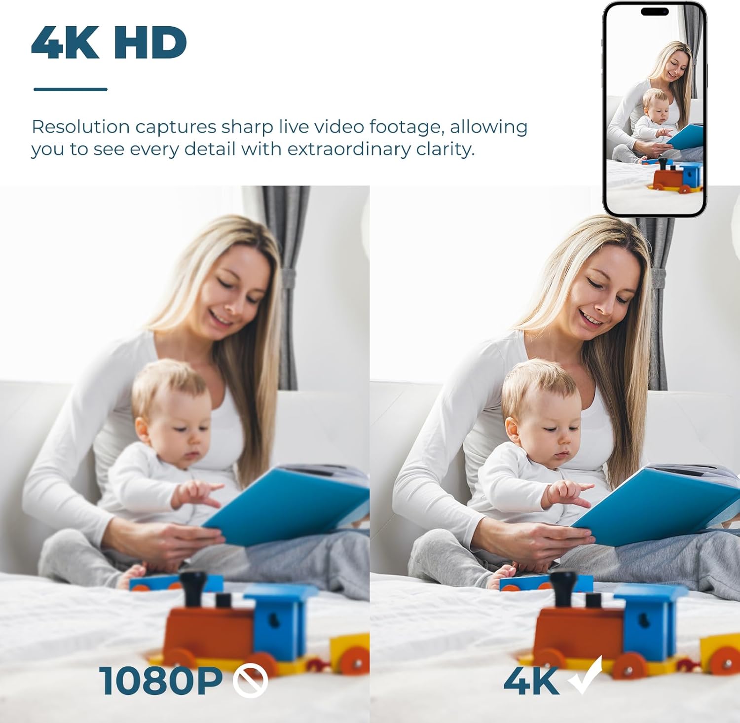 Mini 2026 Camera 4K WiFi Wireless Small Portable HD Nanny Cam with Motion Detection,Cloud & SD Storage,Night Vision,Wide Angle,Can No Need WiFi Cams Micro Security Cameras for Home Baby Indoor Outdoor