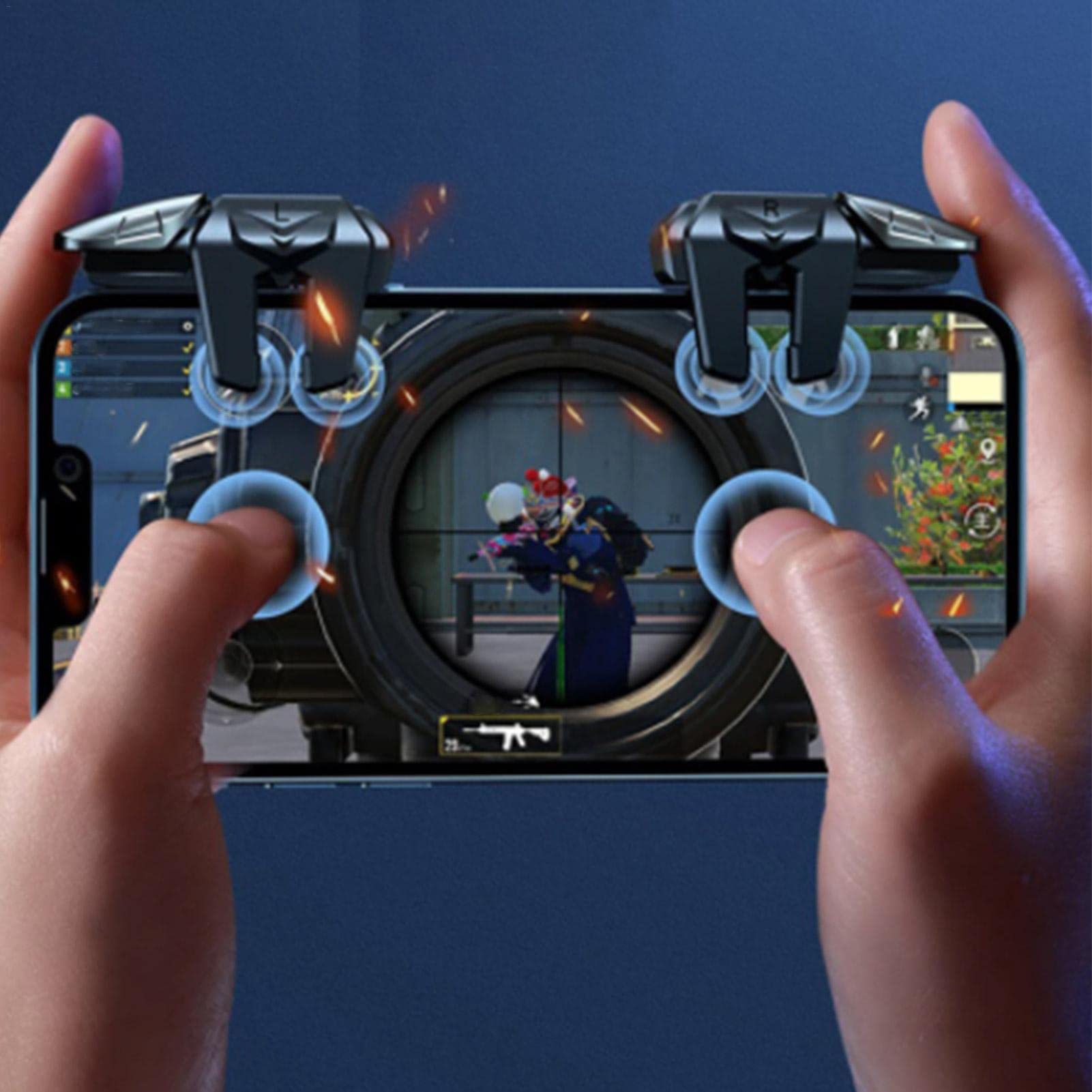 Trigger di gioco mobile per PUBG - PUBG Mobile Game Controller Trigger | Pulsante meccanico fisico di gioco mobile facile da usare