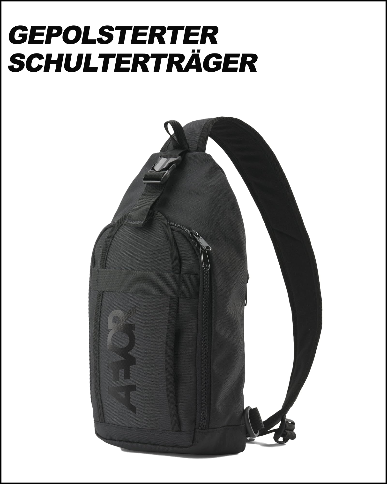 AEVOR Sling Rucksack, Schulterrucksack, Umhängetasche, Festival, Reise, Alltag, Gassi, Damen, Herren, wasserabweisend, recycelt