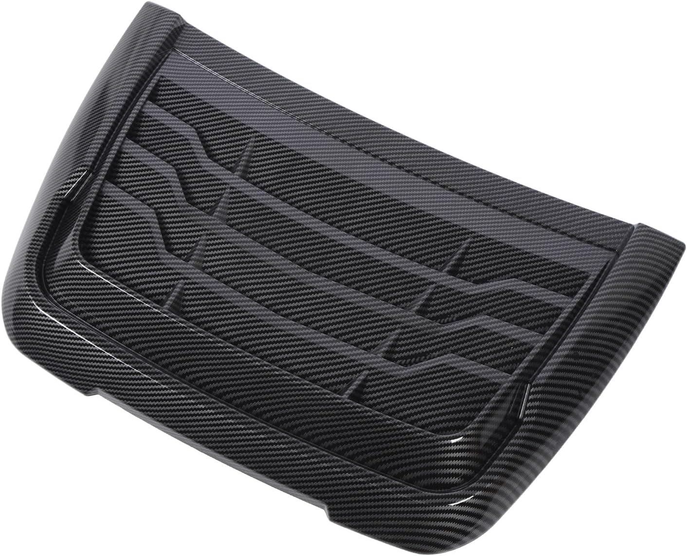 Tbest Hood Air Vent Scoop Cover Efficient Heat Dissipation Sporty Look for XLT XLS XL 2015-2022 (Carbon Fiber Look)