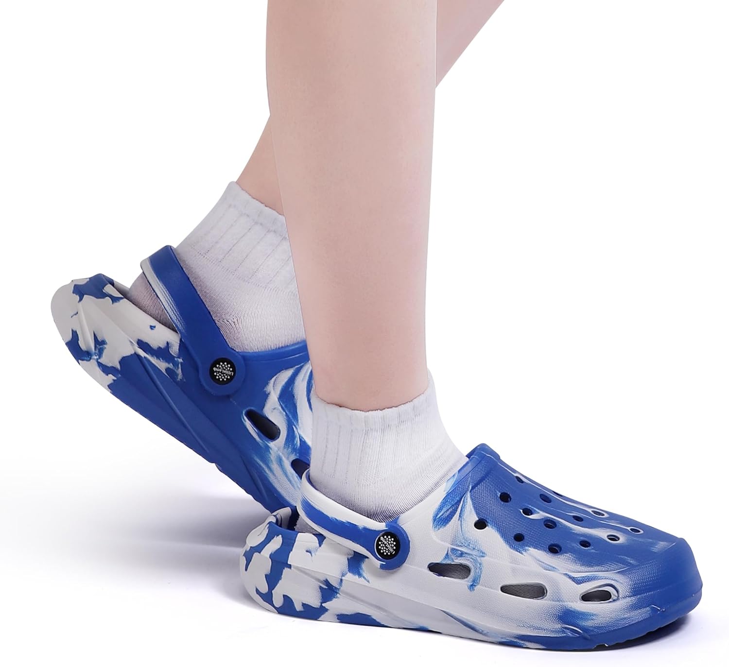 Kids Classic Camo Garden Clogs for Boys Girls Lightweight Adjustable Water Sandals with Non-Slip Sole, Quick-Dry Design for Little and Big Kid - Image 2