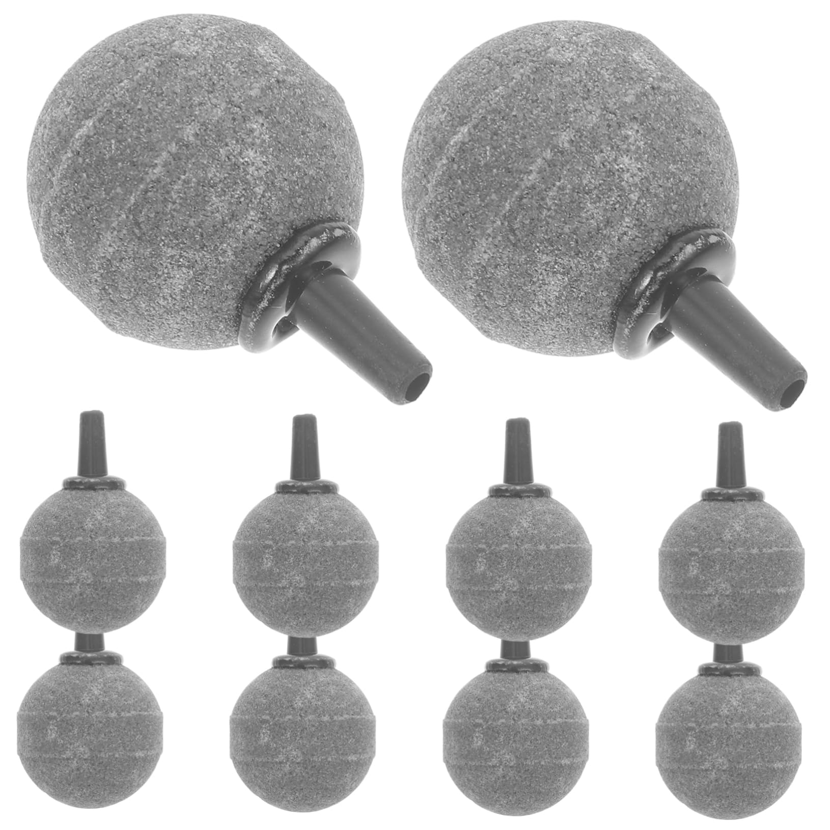 ibasenice 10 pièces à Air pour Aquarium de Diffuseurs à Bulles Pierre pour Réservoirs et Durables Améliorez Oxygénation de Votre Aquarium
