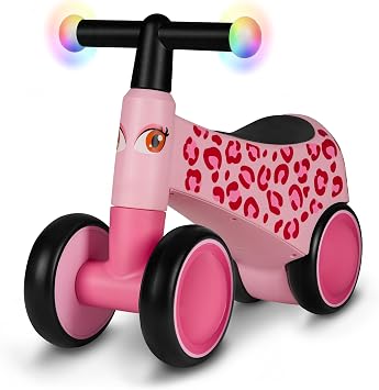 lionelo Lionelo Sammy Porteur et Draisienne 4 Roues avec Poignées LED