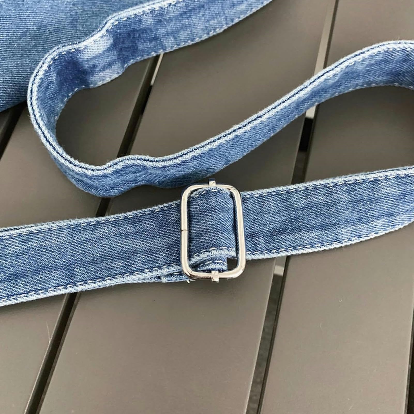 Sac A Main Femme Sacs À Bandoulière en Jean pour Femmes Sacs À Main-Light Blue-32x8x26