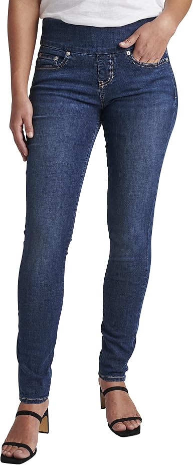 Nora Mid Rise Skinny Pull-on Jeans 