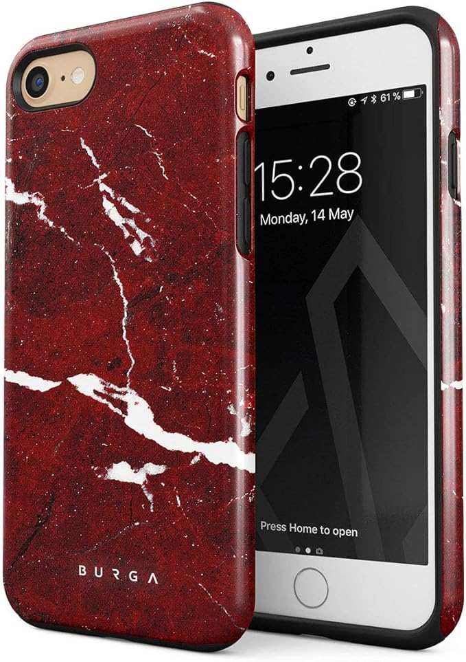 BURGA Phone Case Compatible With iPhone 7/8 / SE 2020 Iconic Ruby Red