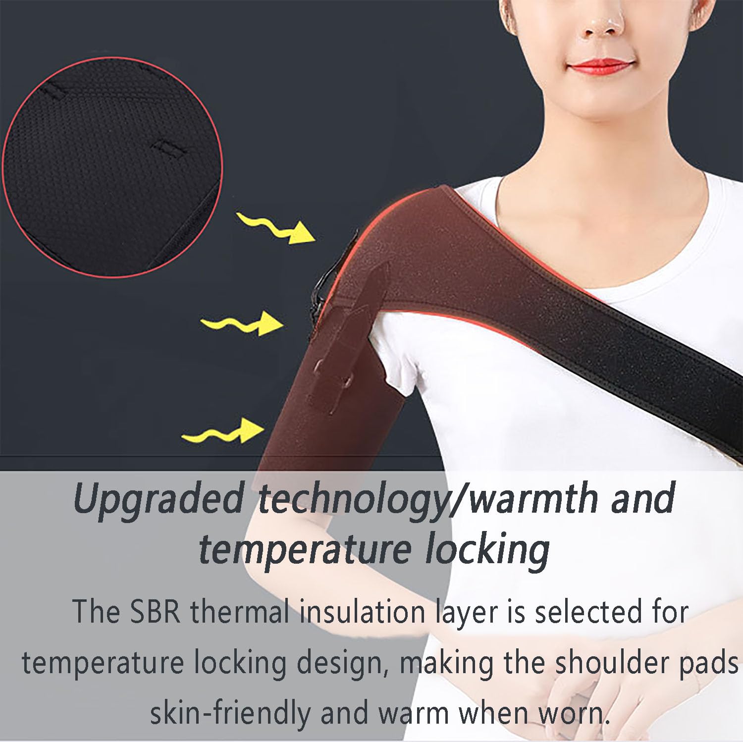 Eslinga de brazo inmovilizadora de hombro para brazo lesionado – ligera, cómoda, ajuste de tensión – ideal para clavícula rota, puño rotador, dislocación – Diseño transpirable para mayor comodidad