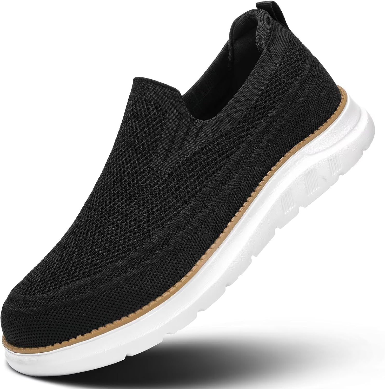 Men's Walking Boat Shoes Slip On Casual Loafers Non Slip Comfortable Lightweight Work Driving Shoes