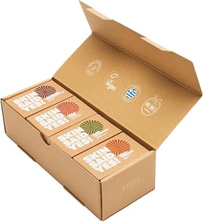 SkinSaidYes Organic Soap Bar Set of 8 - Natural Greek Soaps with Shea Butter, Olive Oil, Lavender Sandalwood, Aloe Cucumber - Vegan Nourishing