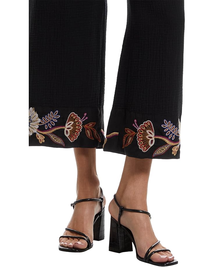 Johnny Was Mixed Media Wide Leg Pants- Gineva - #4 of 5