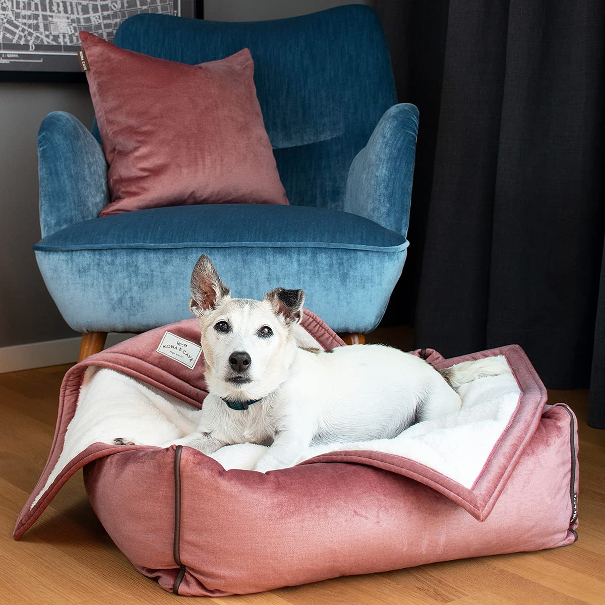Cama de Lujo para Perros y Gatos - Tejidos de Lujo - Hipoalergénico - Fabricado en Europa