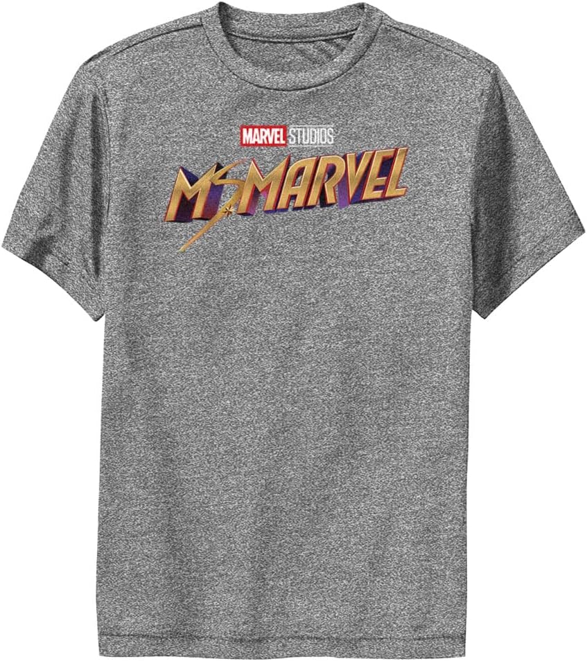 Marvel Ms Bronze Movie Logo Boys T-Shirt