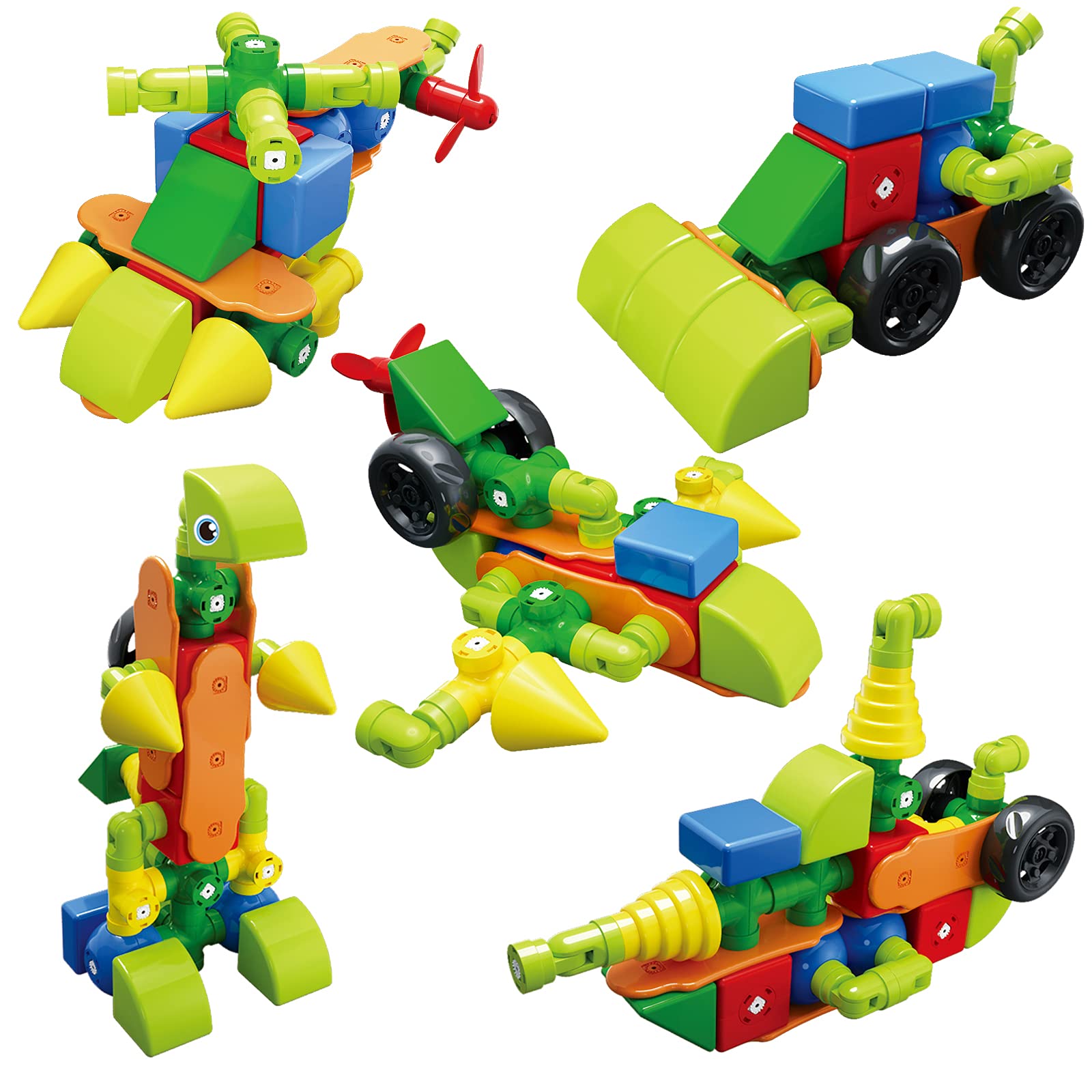 Toddler Toys for 2 3 4 5 6 Year Old Boys Girls Gifts,ZAYOR Magnetic Building Blocks,Preschool Autism