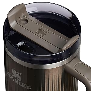 STANLEY Quencher H2.0 Tumbler with Handle and Straw 40 oz | Flowstate 3-Position Lid | Cup Holder Compatible for Travel | Insulated Stainless Steel Cup | BPA-Free | Fluted Gunmetal Shine