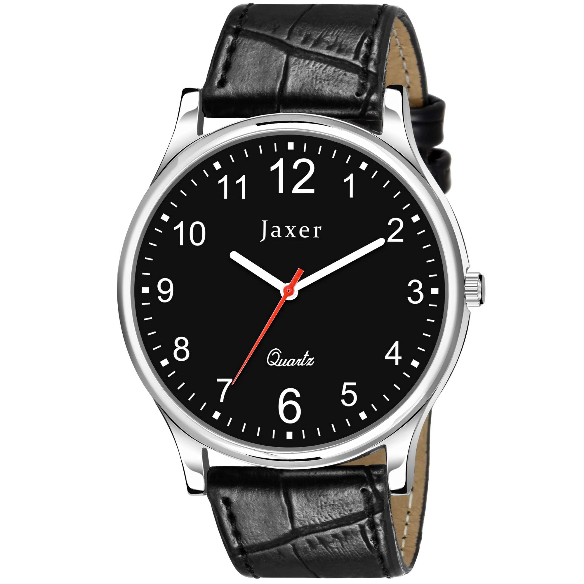 Jaxer Formal Analogue Men Watch (Black Dial Black Colored Strap) (B08QJFC245) Amazon Price History, Amazon Price Tracker