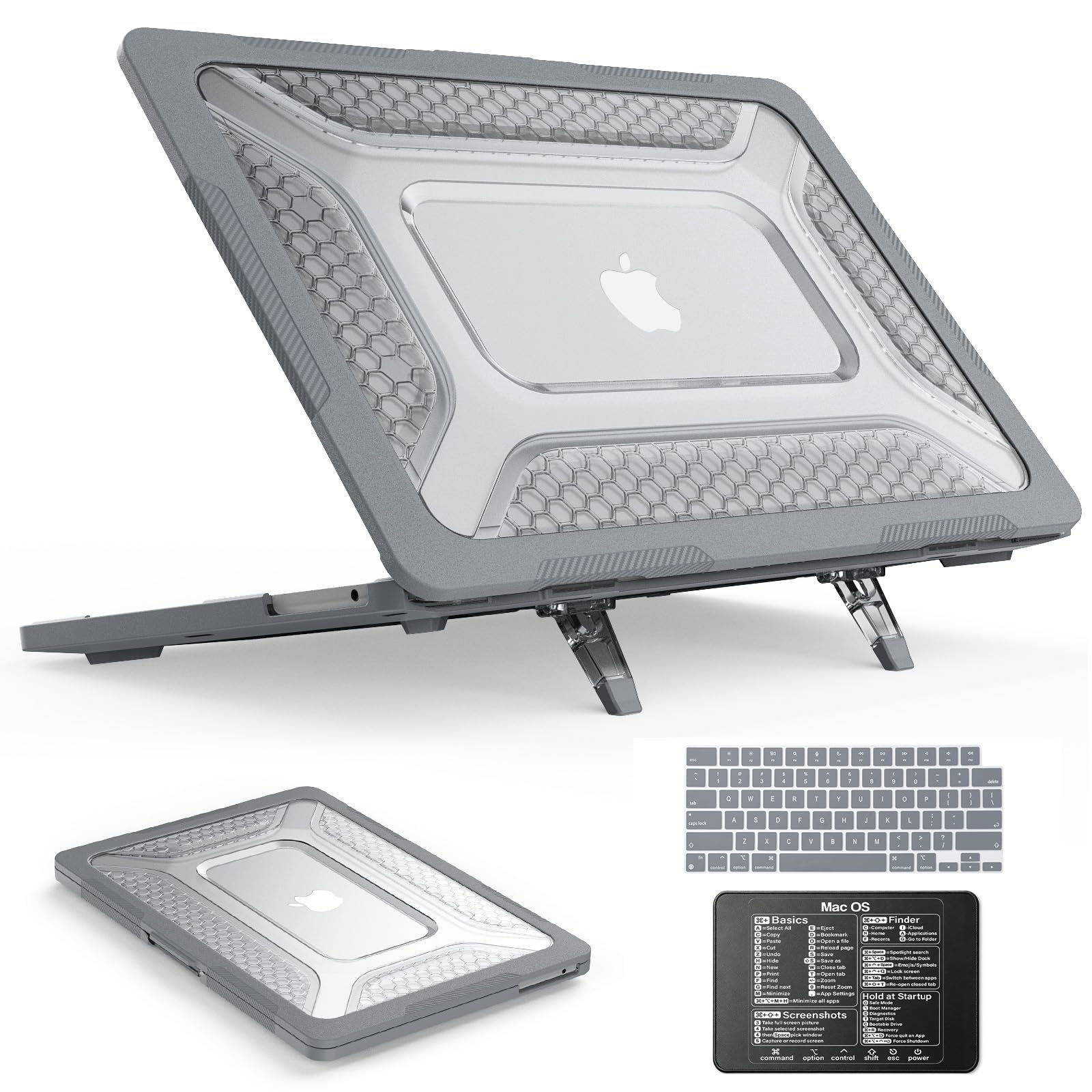 Amazon.com: SEYMAC stock Case for MacBook Air 13.6 inch, Shock