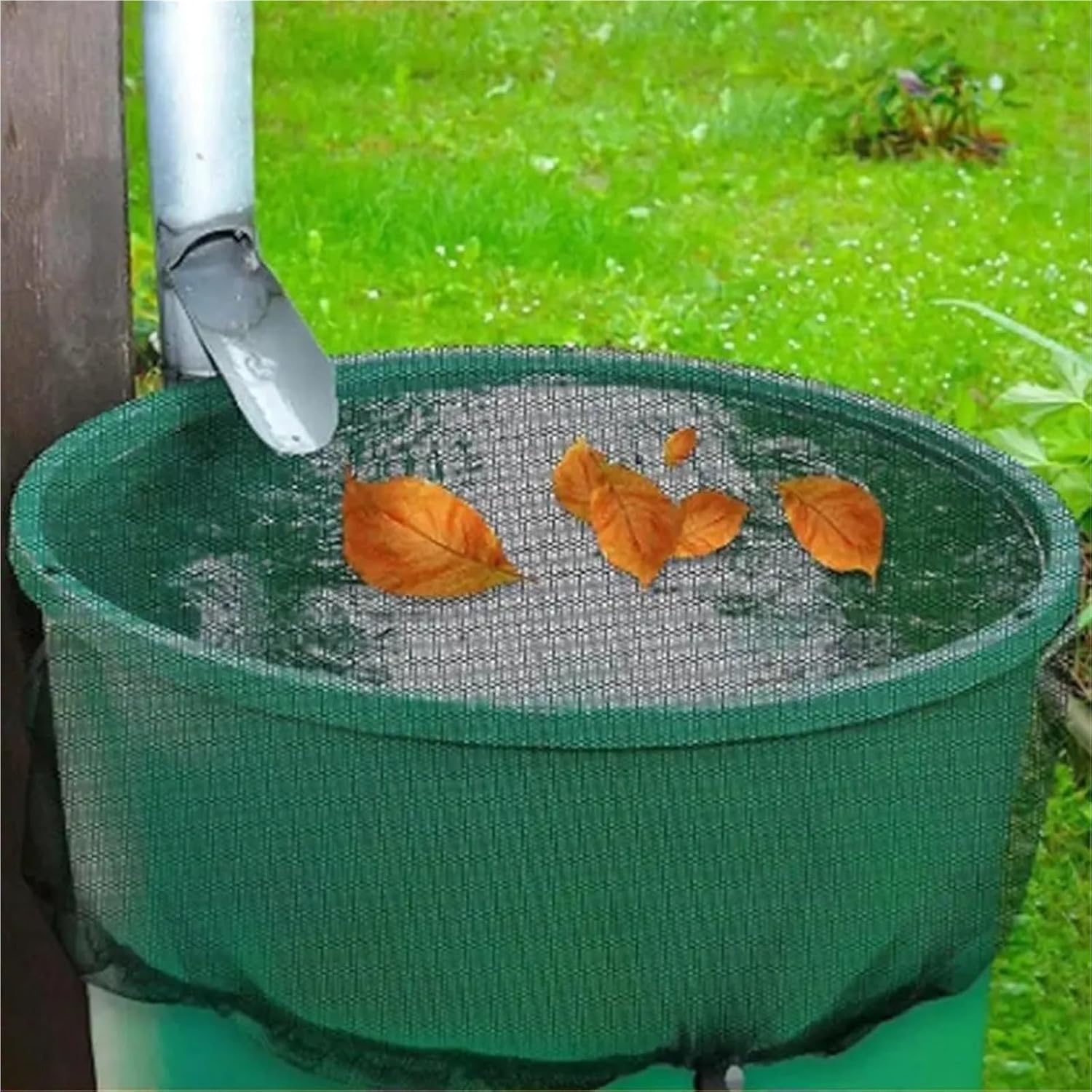 Mesh Cover for Rain Barrels Mesh Cover Netting for Rain Barrels Water Collection Buckets Tank Protection Lid Collect Tool