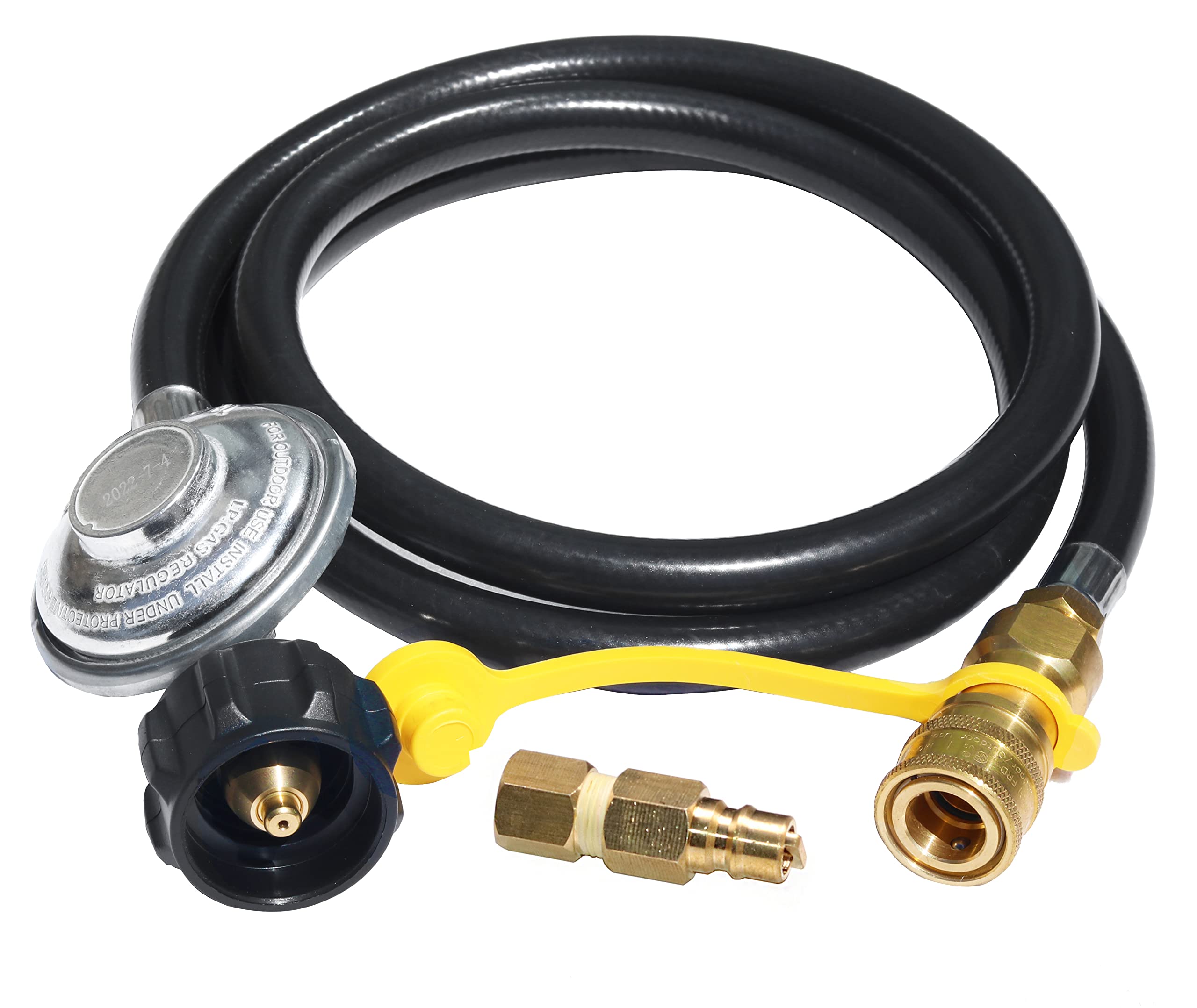 DOZYANT 5 feet Propane Regulator Hose and 3/8 inch Female Quick Connect for Mr Heater F271803
