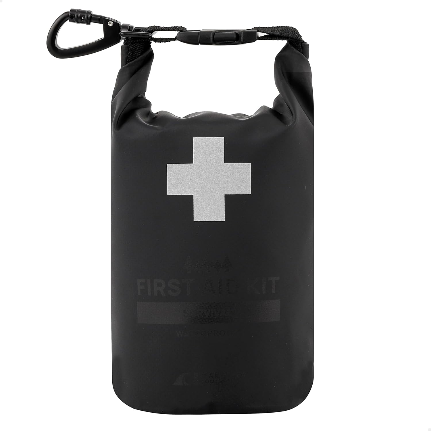 Breakwater Supply™ Waterproof First Aid Kit Dry Bag Bug Out Bag Preloaded with Emergency Survival Prepper Supplies for Boating, Camping, Fishing + Carabiner, Floating, Reflective, AFAK/IFAK Trauma Kit