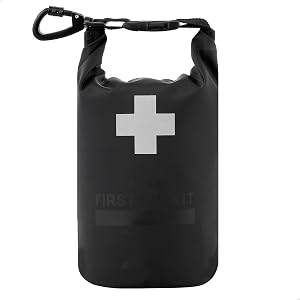 Trousse de Premiers Secours Étanche Breakwater Supply™ AFAK, 101 Pièces Accessoires d'Urgence dans un Sac Étanche, Trousse de Traumatologie IFAK pour Camping, Randonnée, Sac à Dos