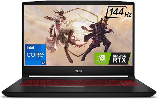 MSI Katana GF66 12UCOK 15.6″ FHD (1920 * 1080) Gaming Laptop – Alder Lake Intel Core i7-12650H DDR5 8GB*2 (4800MHz) RAM 512GB NVMe PCIe SSD Gen4x4…