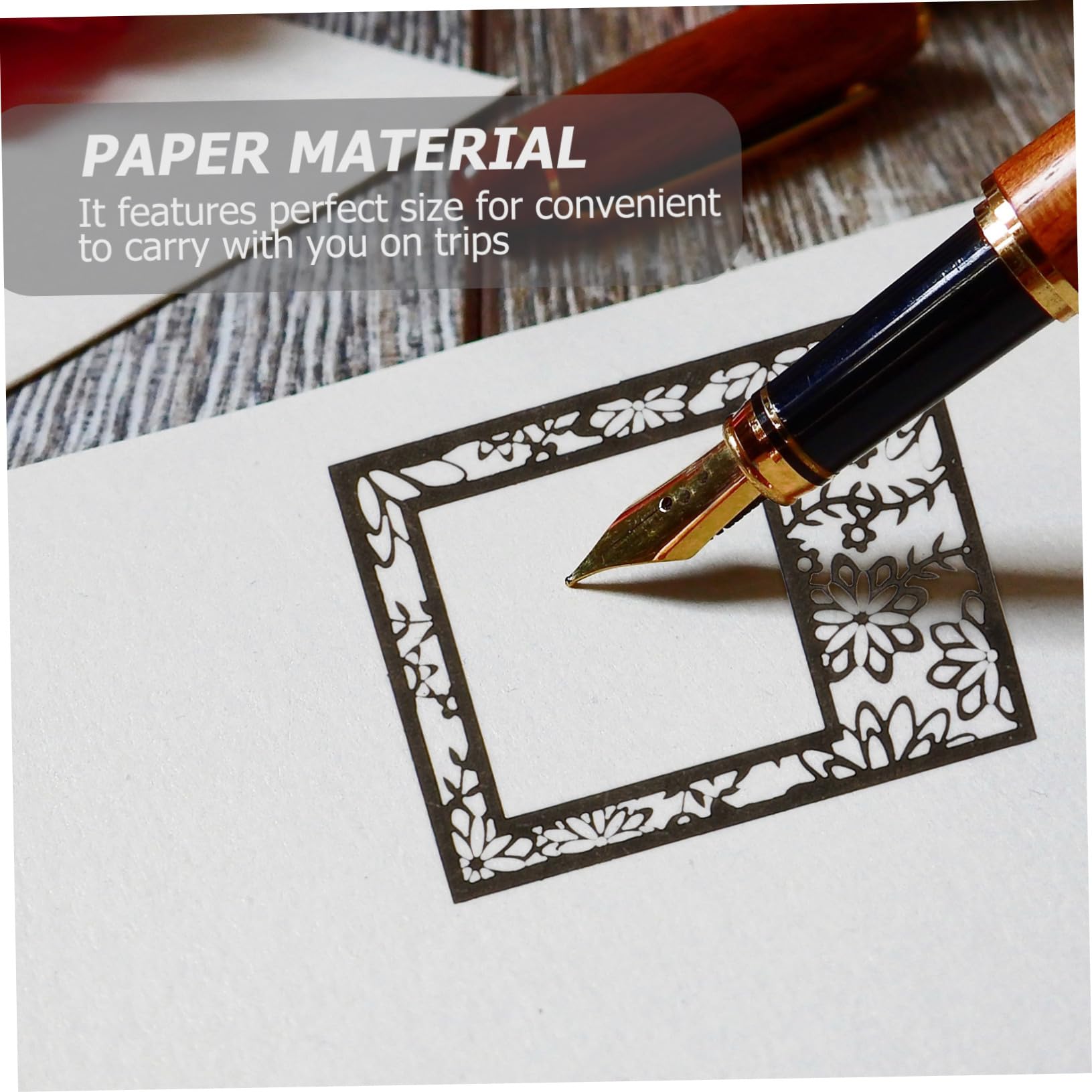 Angoily 5 Series Papel Hueco En Artesanía Texturizado Papel Decoupage Papel De Planificador De Bricolaje Suministros Para Álbum De Recortes Papel 40 Hojas*5
