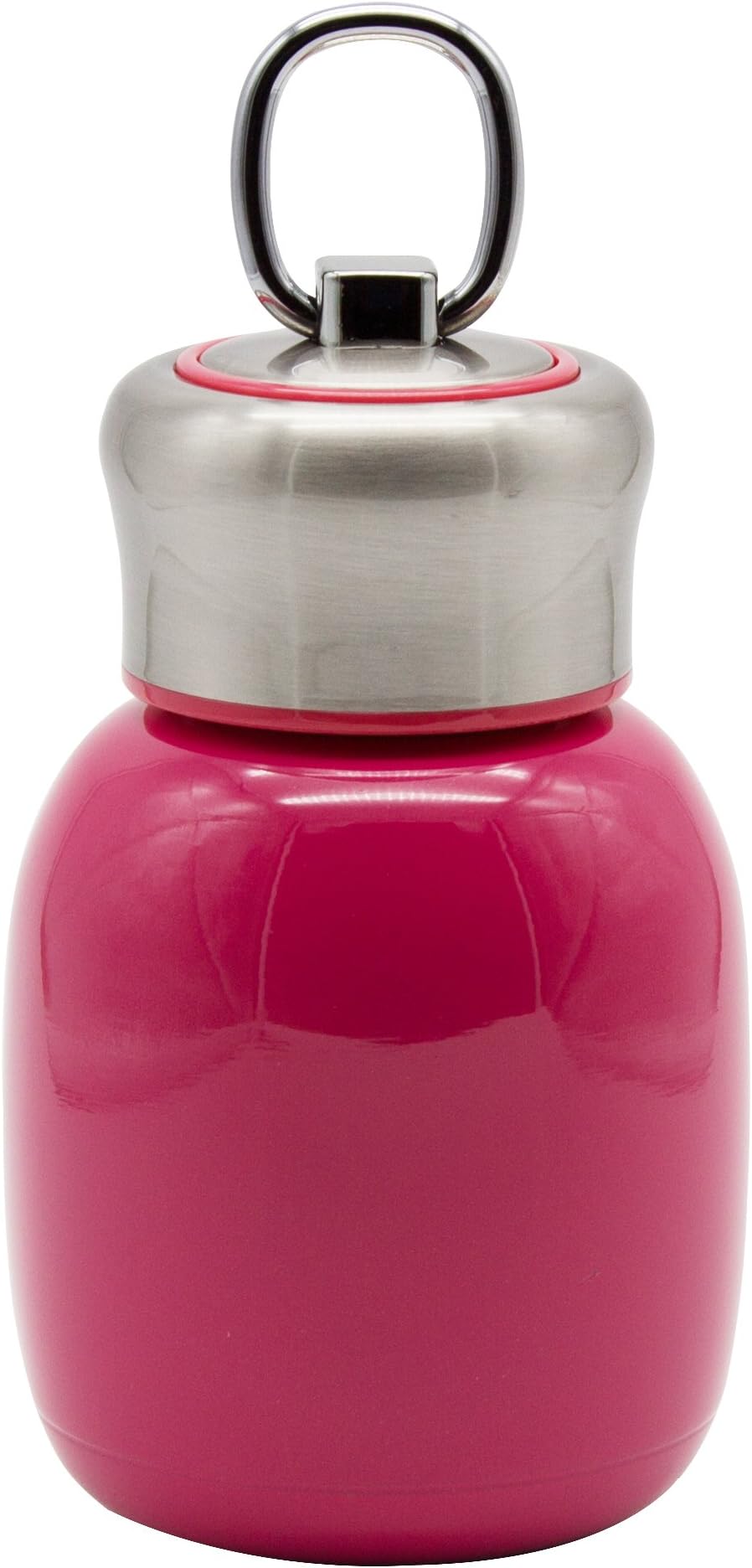 Mini Water Bottle, SENAINS 6.8oz Vacuum Insulated 18/8 Stainless Steel Water Bottle Narrow Mouth Thermos -Perfect for Kids, Ladies, Small Size (Rose)