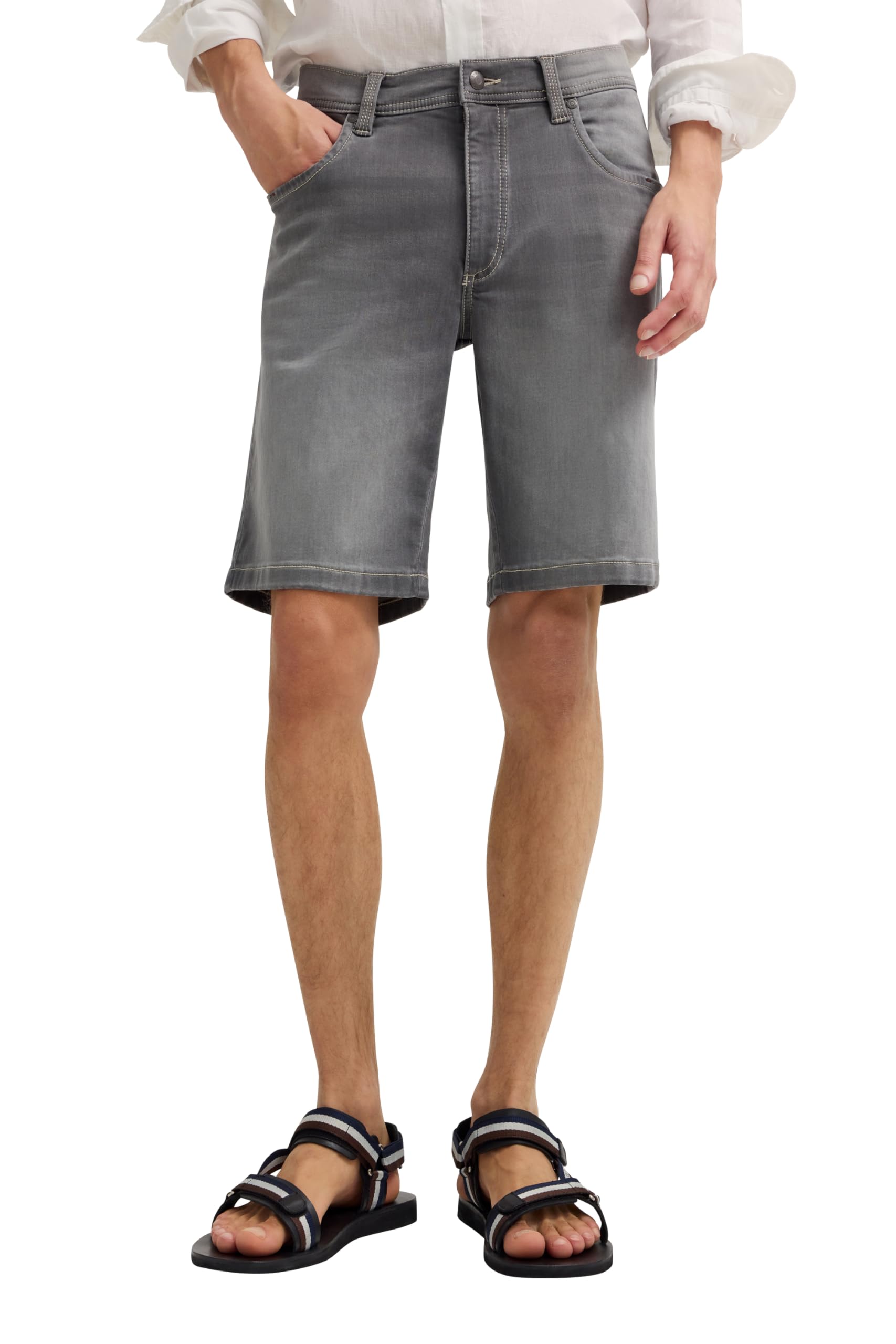 bugatti Herren Bermuda 3138D-16604E | aus Jogg-Denim mit Stretch Modern Fit