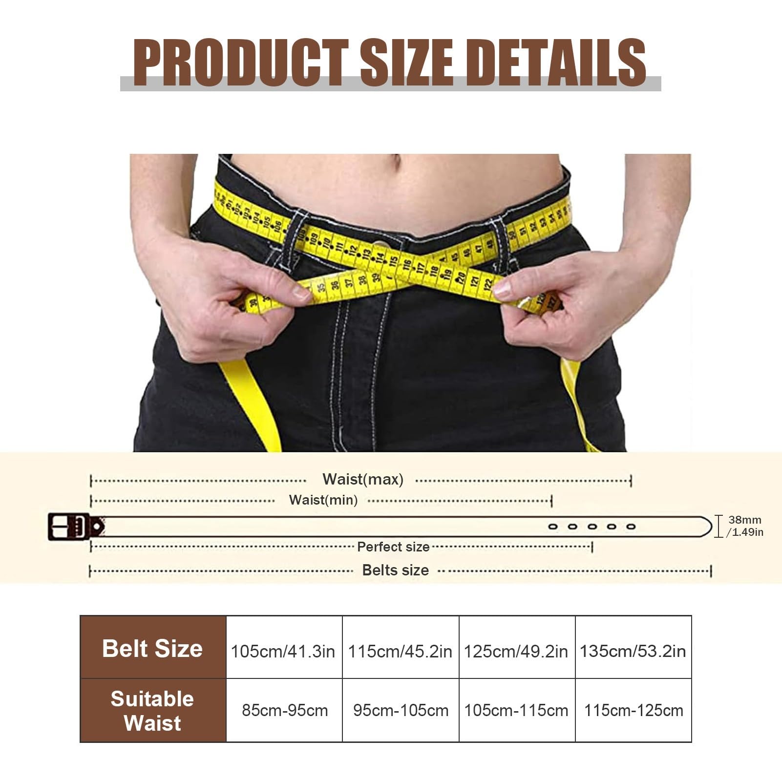 Mężczyźni Kobiety Rhinestone Belt, Studded Rhinestone Belts, Western Studded Leather Belts, Y2K Leather Belt Western Cowgirl Cowboy Studded Diamond Belt for Jeans(E,105cm)