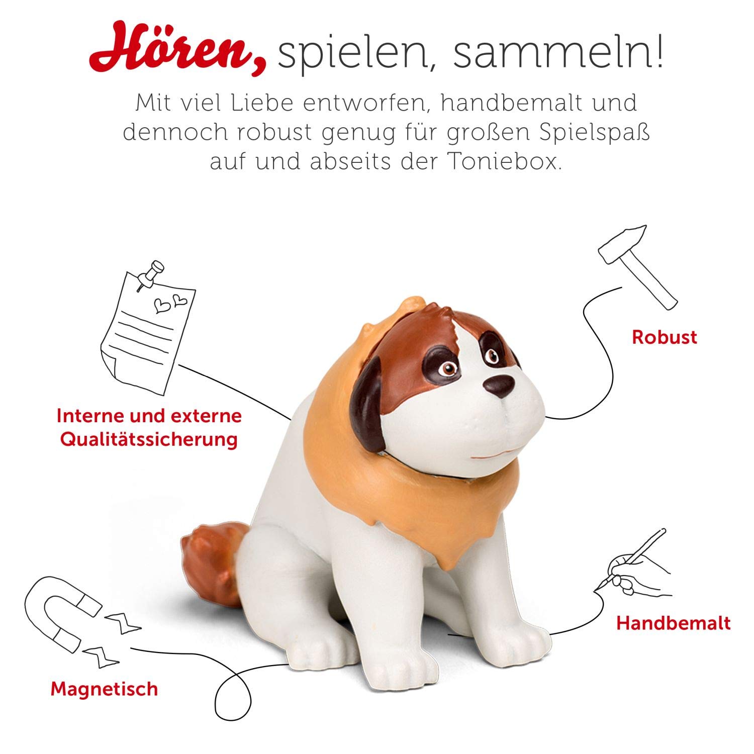 tonies Hörfiguren für Toniebox, Heidi – EIN Wolf im Dörfli und Zwei weitere Episoden, Hörspiel für Kinder ab 5 Jahren, Spielzeit ca. 64 Minuten