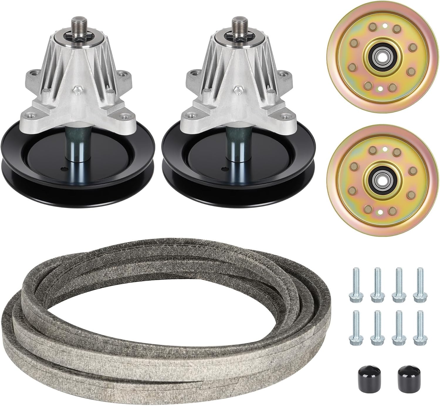 Aeagle 918-04822 LTX1042 Spindle Kit Fits for Cub Cadet 42" Deck LTX1040 LTX1042KW LTX1042KH Craftsman LT2000 LT1500 PYT9000, Includes 2 Spindles 618-04822, 2 Idler 756-04129, 96" Belt 754-04060