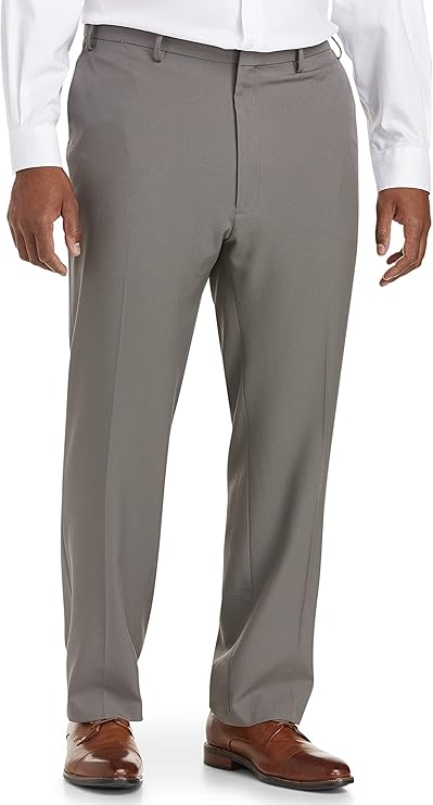 Fit flat front dress pants