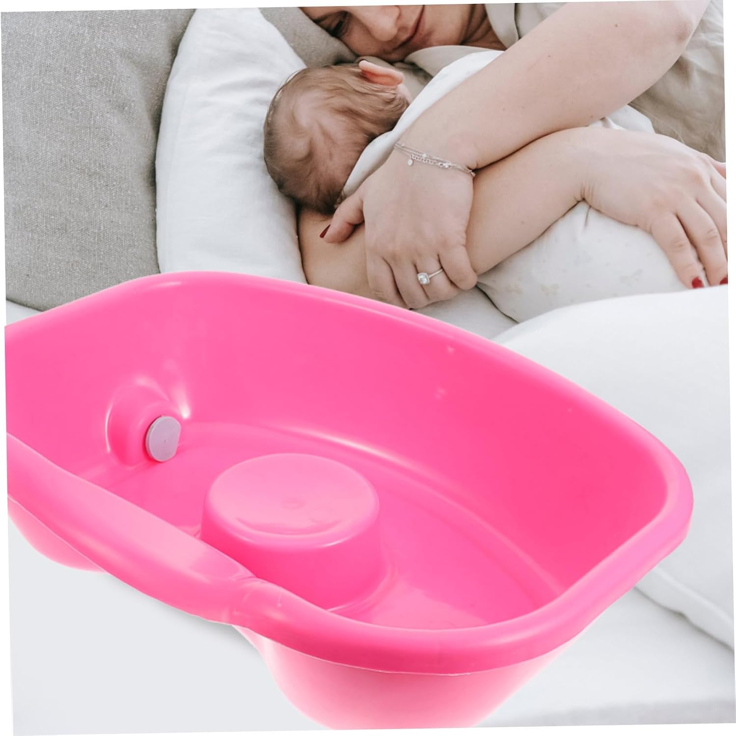 Ergonomic Shampoo Basin Bedridden Elderly Pregnant Hair Wash Basin Neck Rest for Home Use