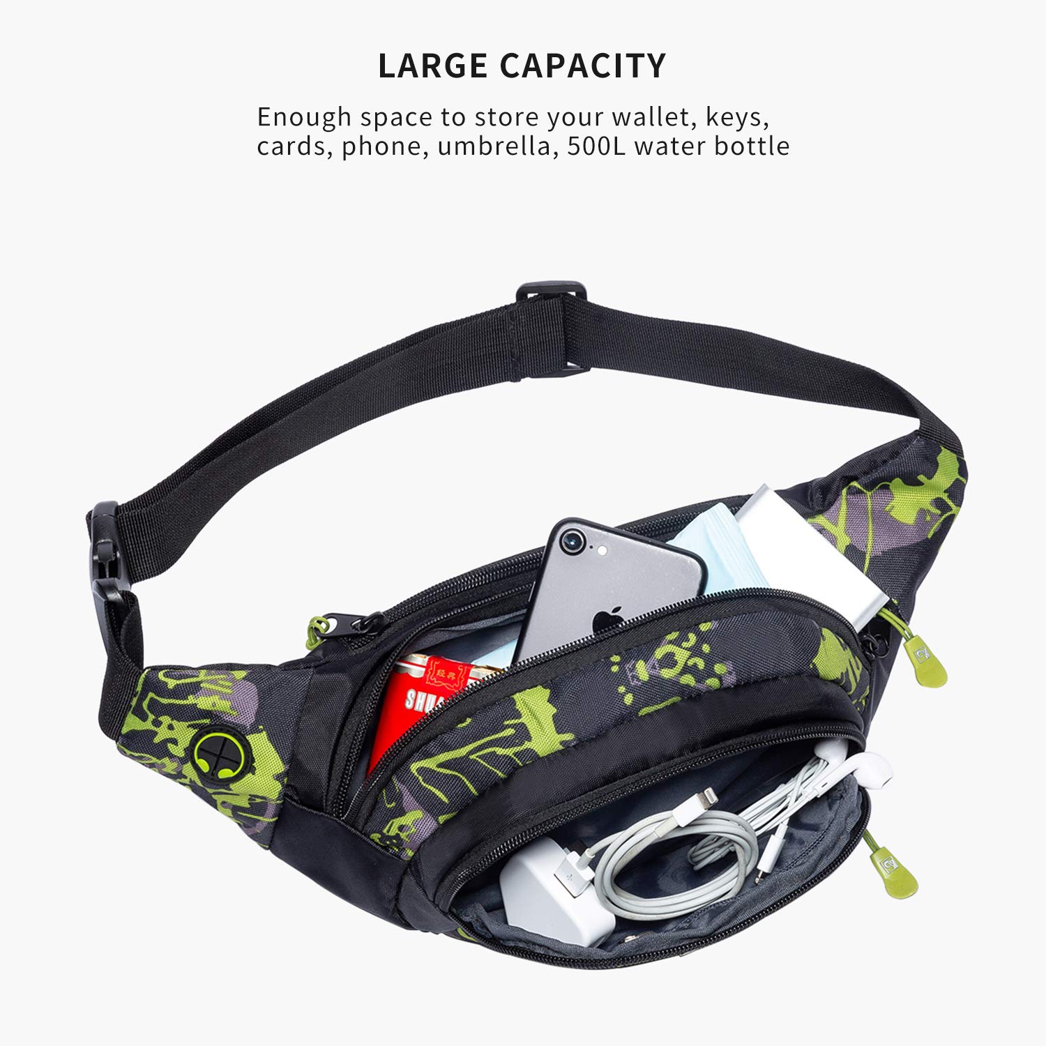 Runitude Veste De Running Porte-Téléphone – Gilet De Course à Pied Léger Avec Poche Pour Smartphone – Pochette Imperméable, Réfléchissant, Poche Pour Clés (Homme Et Femme