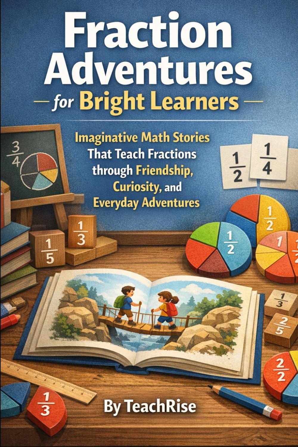 Fraction Adventures for Bright Learners: Imaginative Math Stories That Teach Fractions through Friendship, Curiosity, and Everyday Adventures