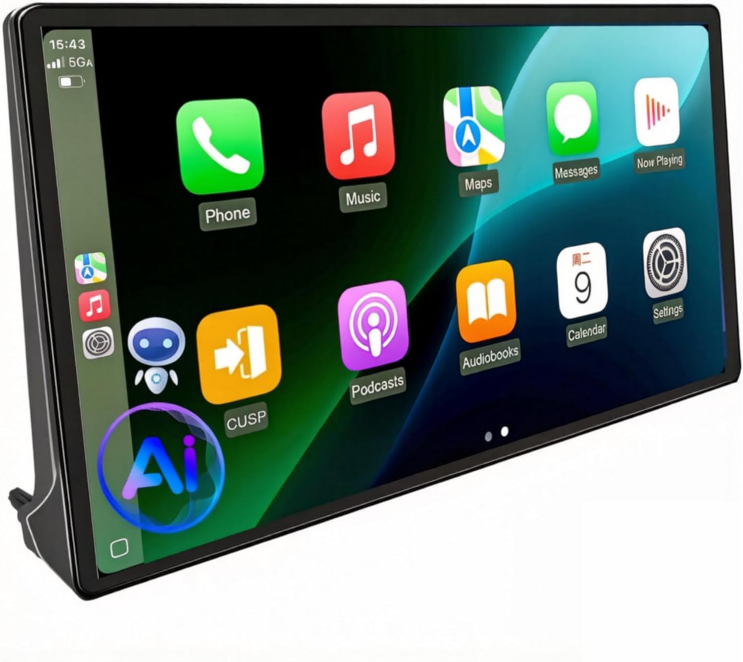 CUSP 15 Inch Android Car Stereo for Toyota Tacoma, 4Runner & X-Runner 2024-2026, Wireless CarPlay & Android Auto, 8GB+128GB, GPS Navigation, Plug-and-Play Head Unit, 2K HD IPS Display Screen, 4G LTE