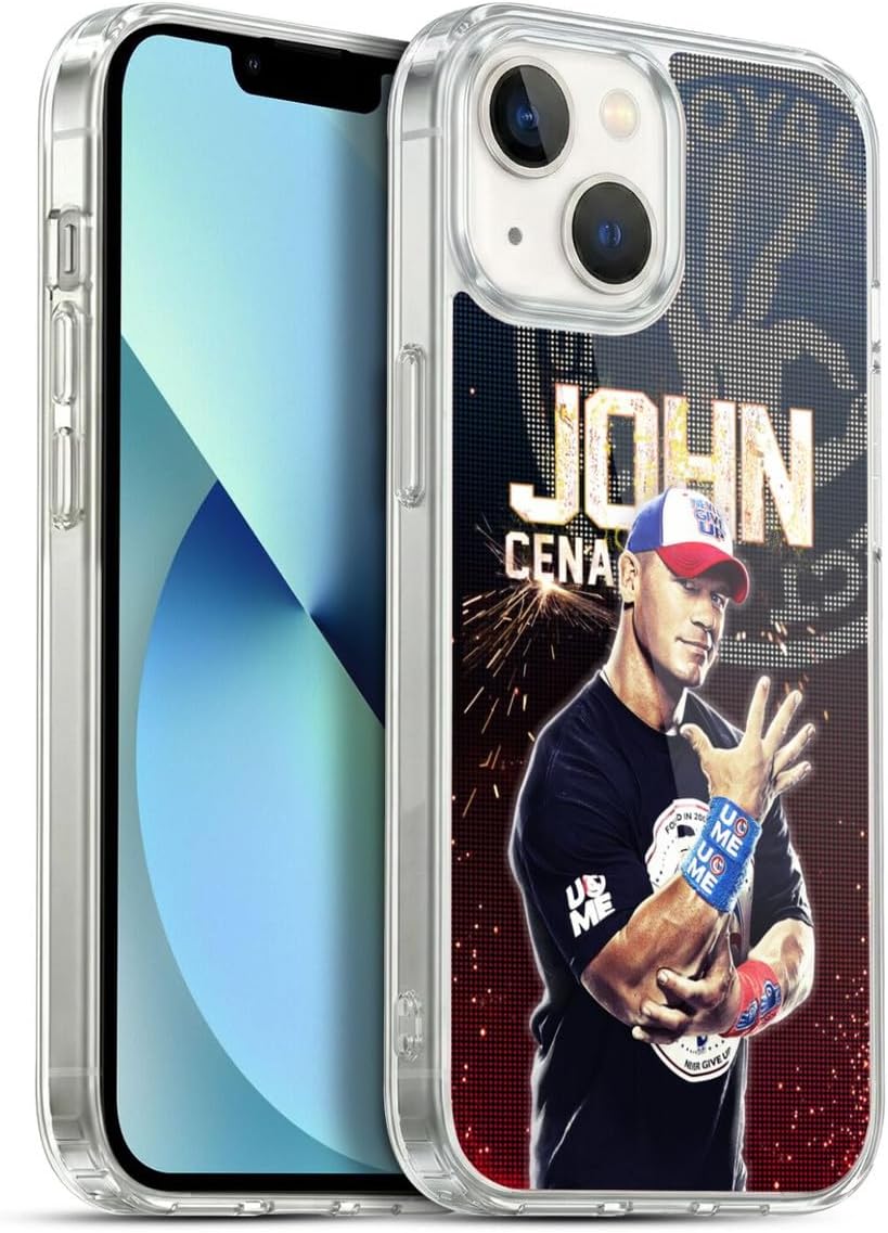 Head Case Designs Officially Licensed WWE John Cena Superstars Gel Case [Military Grade Protection] Compatible with Apple iPhone 13