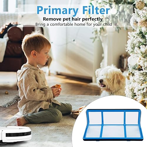 Miniatura 17 de KEEPOW Piezas de repuesto para aspiradora robot ILIFE V3 V3s V5 V5s V5s Pro Robot Aspirador, 1 filtro primario+3 filtros Pro Robot Aspirador + 6