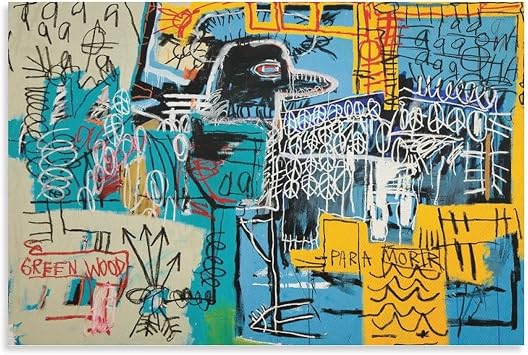 RIUFIN Wall Art Canvas Print Wall Art Bird On Money Street Graffiti Art Picture Theme Party Decor Poster Picture Print Modern Family Bedroom Decor Posters 16x24inch40x60cm