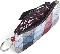 Vista 2 de Vera Bradley Women's Cotton Zip ID Case Wallet