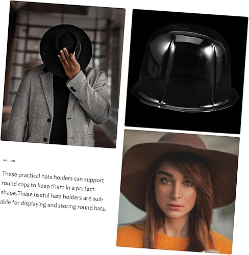 Miniatura 3 de KESYOO Soporte de plástico para cabeza de sombrero, 8 uds. Soporte práctico para gorras, soporte de exhibición para sombreros de viaje, soporte de