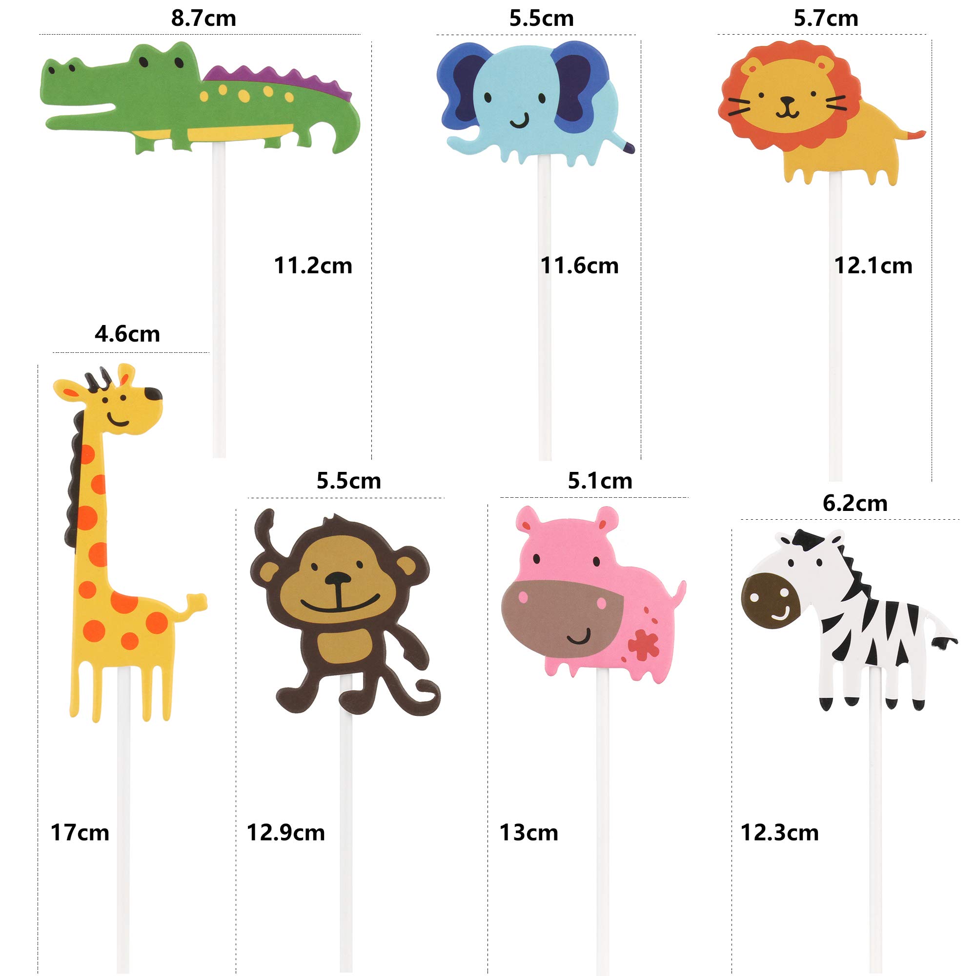 Buy JeVenis Set of 43 Jungle Animals Party Supplies Jungle Party Plates