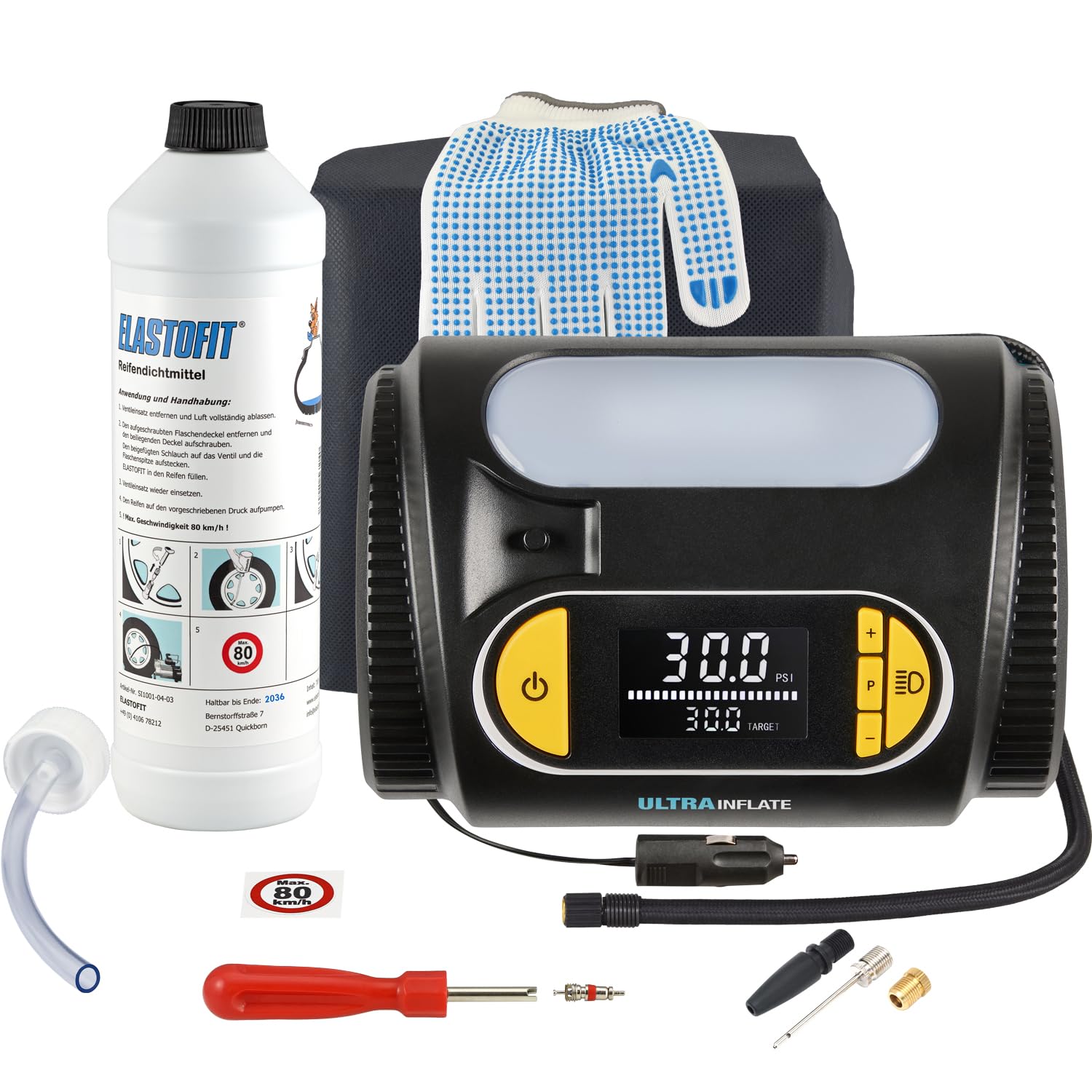Reifen Pannenset 700ml Dichtmittel MHD 10 Jahre PKW SUV (XT520)
